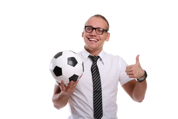 Jovem Homem Atraente Com Sorriso — Fotografia de Stock