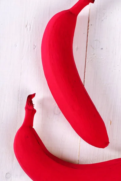 Дизайн Розфарбований Банан Столі — стокове фото