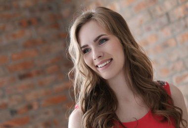 Beautiful woman with cute face