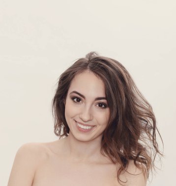 Güzellik, spa. Güzel yüzlü kadın