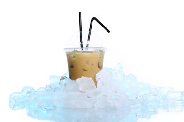 Buzlu soğuk kahve.