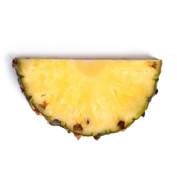 Ananas Vit Bakgrund — Stockfoto