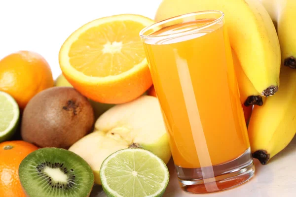 Fruits Glass Fresh Juice — Stock Photo, Image