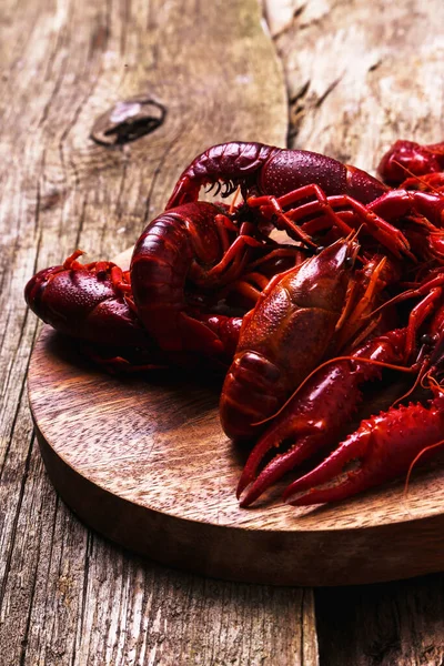 Comida Delicioso Lagostim Mesa — Fotografia de Stock