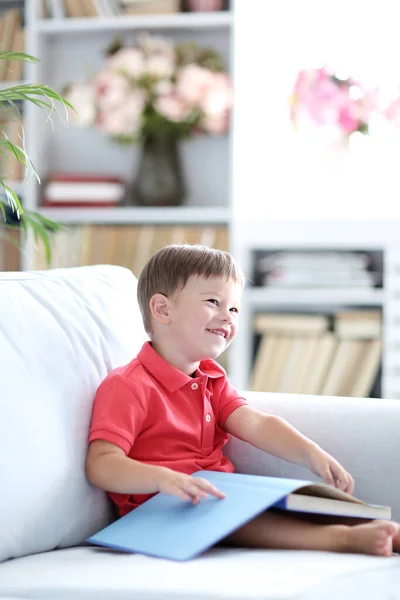 Child Young Boy Home — Stock Photo, Image