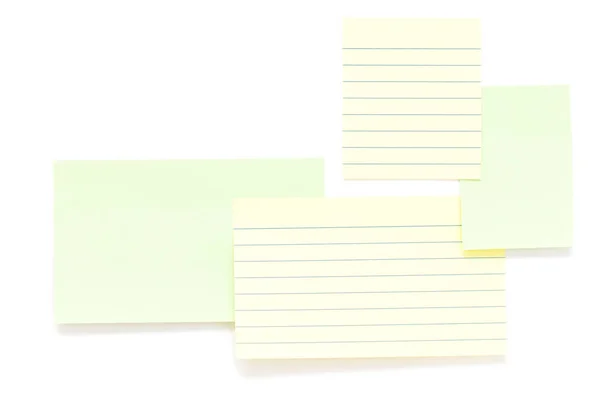 Post Paper Stickers Isolated White Background — Stock Photo, Image