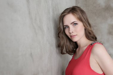Beautiful woman with cute face