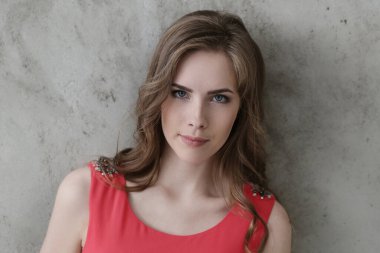 Beautiful woman with cute face