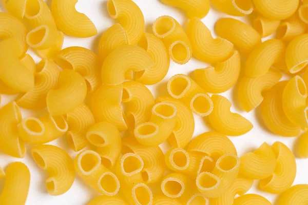 Large Pile Raw Macaroni — Stock Photo, Image