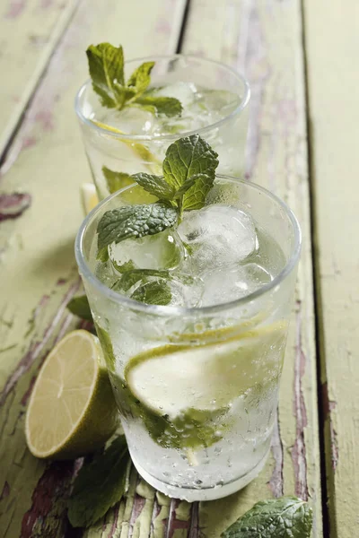 Drink Mojito Cocktail Table — Stock Photo, Image