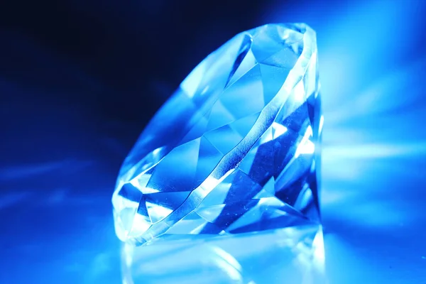 Großes Und Schönes Juwel Blauen Licht — Stockfoto