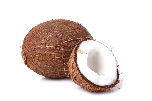 배경에 코코넛 — 스톡 사진