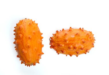 Kiwano, meyve. Masada boynuzlu karpuz