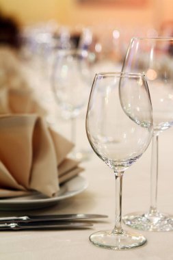 Profesyonel restoran servisi fotoğrafı. 