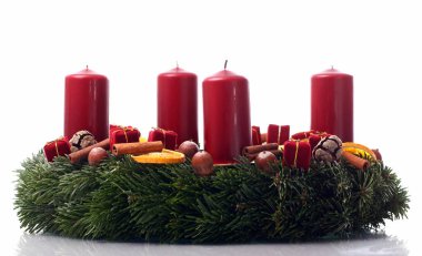 Noel çelengini kapat