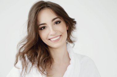 Güzellik, spa. Güzel yüzlü kadın