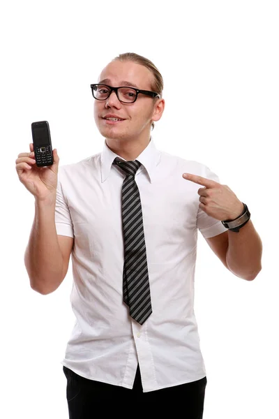 Joven Hombre Atractivo Con Sonrisa —  Fotos de Stock