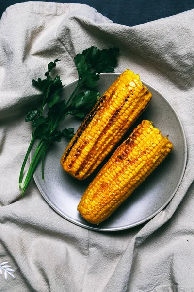 Delicious Corn Table — Stock Photo, Image