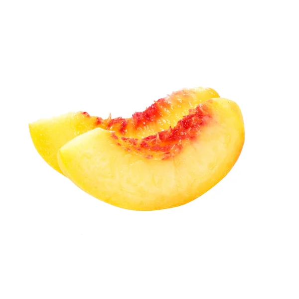 Peach White Background — Stock Photo, Image