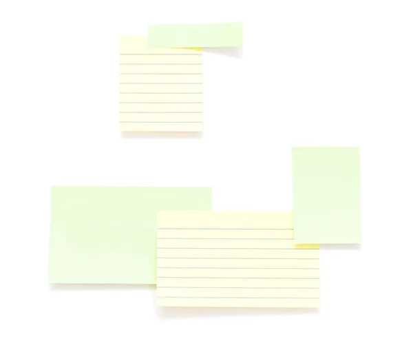 Post Paper Stickers Isolated White Background — Stock Photo, Image