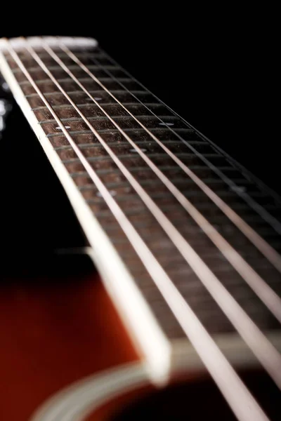 Крупним Планом Класична Акустична Гітара — стокове фото