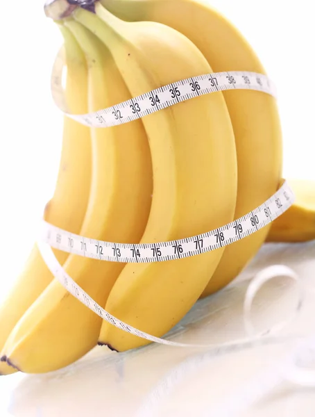 Крупним Планом Свіжі Банани Мірна Стрічка — стокове фото