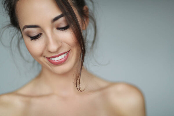 Lovely woman with beautiful body