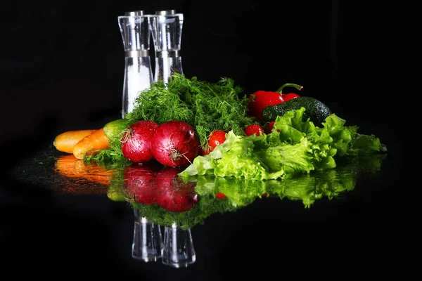 Fresh Wet Vegetables — Stock Photo, Image