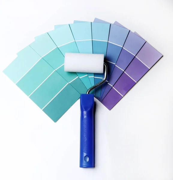 Fechar Paleta Cores Pantone Rolo — Fotografia de Stock