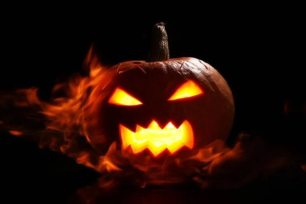 Close Halloween Pumpkin — Stock Photo, Image