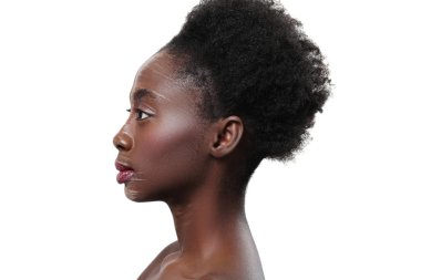 Güzellik. Sanatsal makyajlı kadın