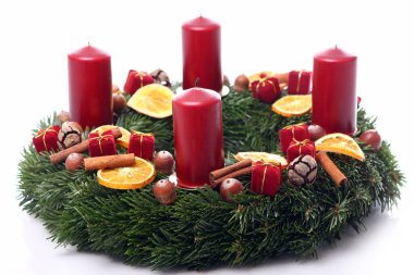 Noel çelengini kapat