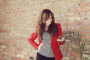 İş, iş. Ofisteki kadın.