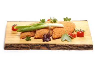 Gastronomi. Tahtada nefis yemekler var.