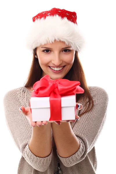 Stüdyoda poz veren güzel zayıf kız.