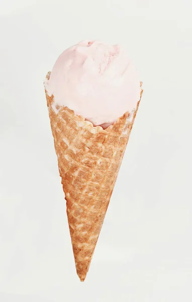 Ice Cream White Background — Stock Photo, Image