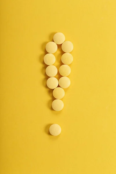 Farmaceutické Tablety Stole — Stock fotografie