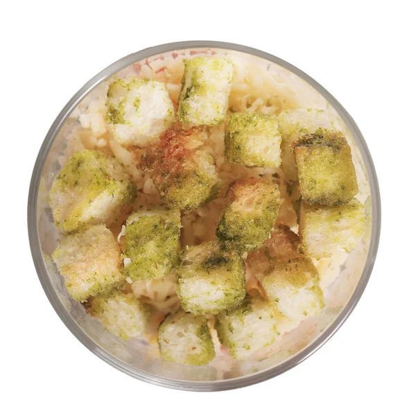 Yiyecekler. Bardaktaki lezzetli atıştırmalıklar.