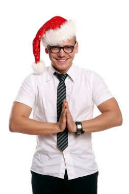 gülümseme ile çekici bir genç adam