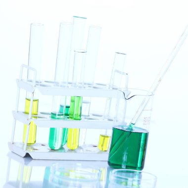 Laboratuvarda bilimsel bir araştırma.