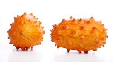 Kiwano, meyve. Masada boynuzlu karpuz