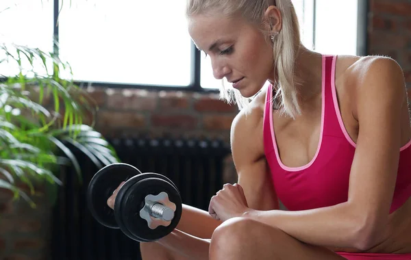 Workout Woman Gym — Stock Photo, Image