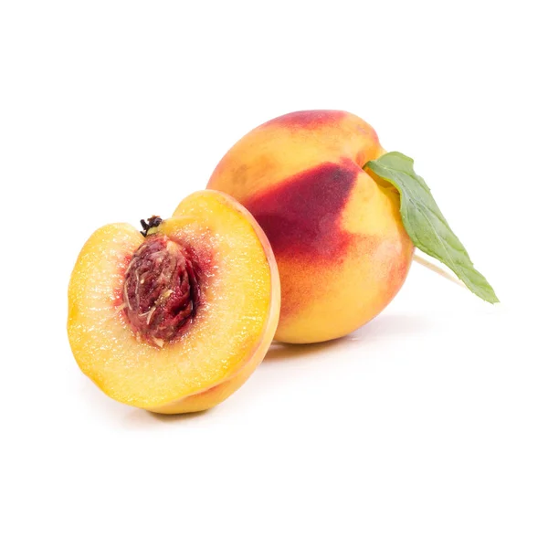 Peach White Background — Stock Photo, Image