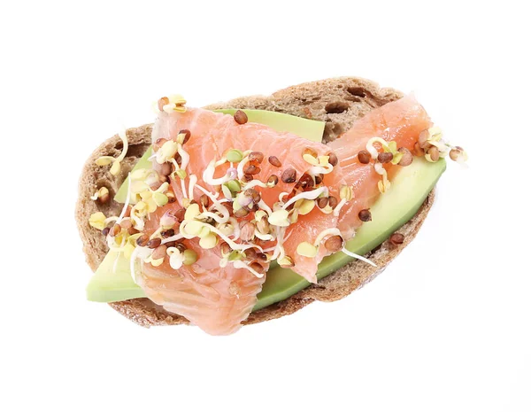 Süslü kapaklı enfes bir sandviç.