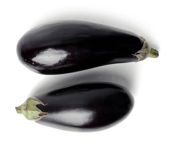 Eggplant White Background — Stock Photo, Image