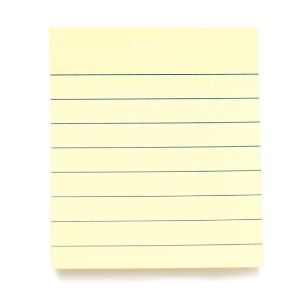 Post it paper stickers isolated over white background 