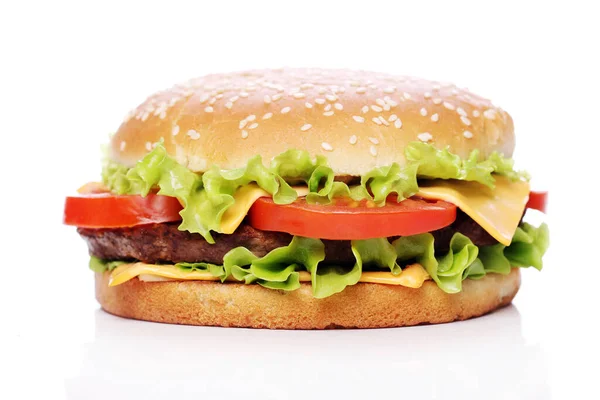 Grote Zeer Smakelijke Hamburger — Stockfoto