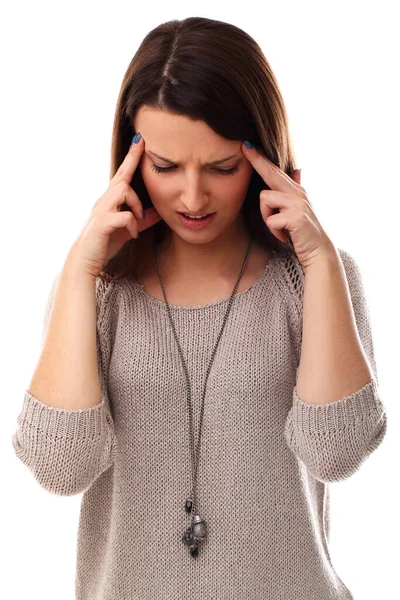 stüdyoda poz güzel esmer kadın