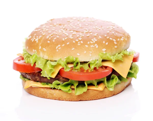 Big Very Tasty Burger Royalty Free Stock Photos