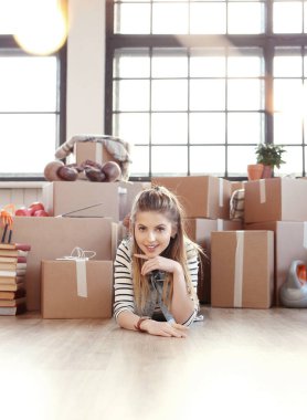 Eve taşınırken çok tatlı bir kızdı.